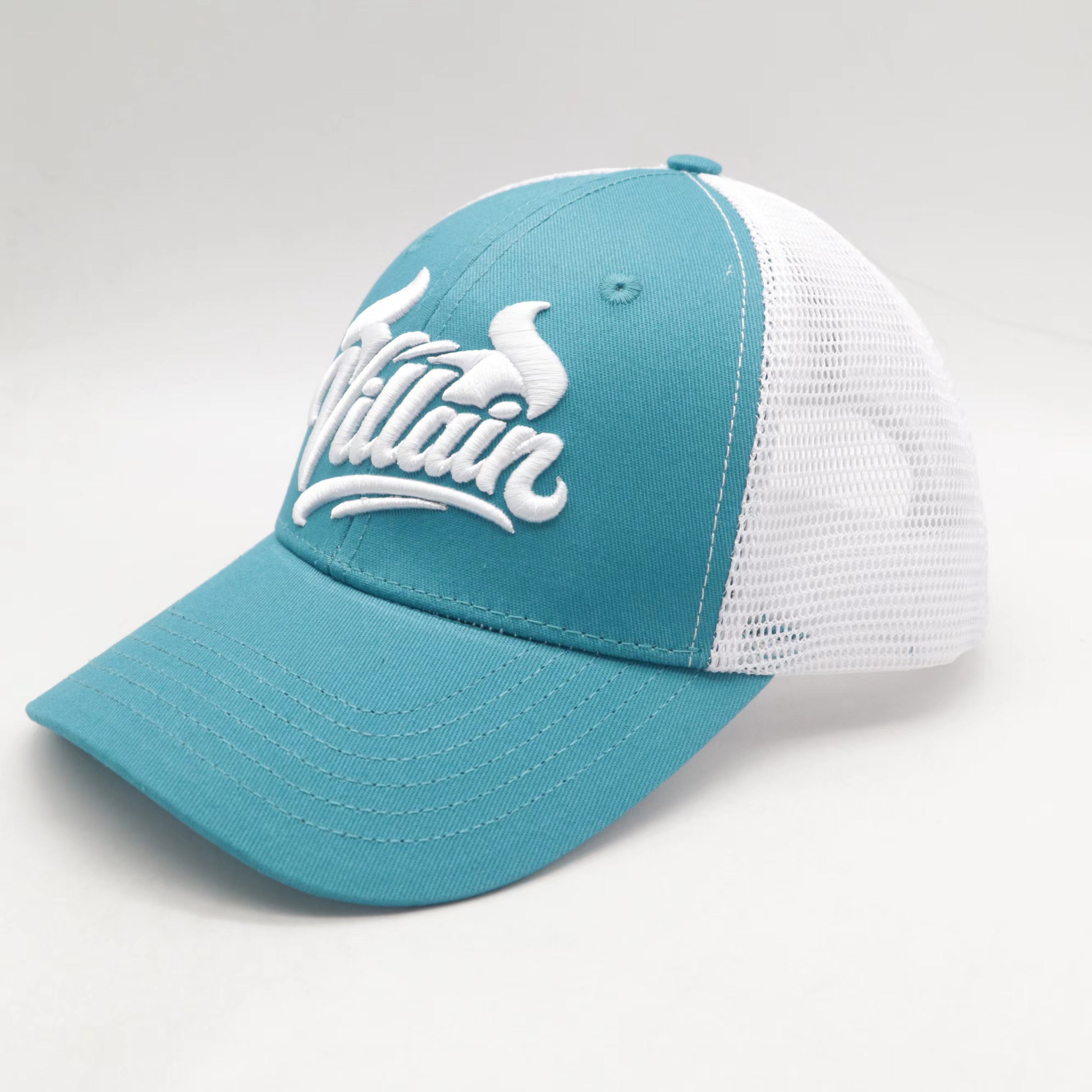 VILLAIN Trucker Hat (Teal) Limited Drop!