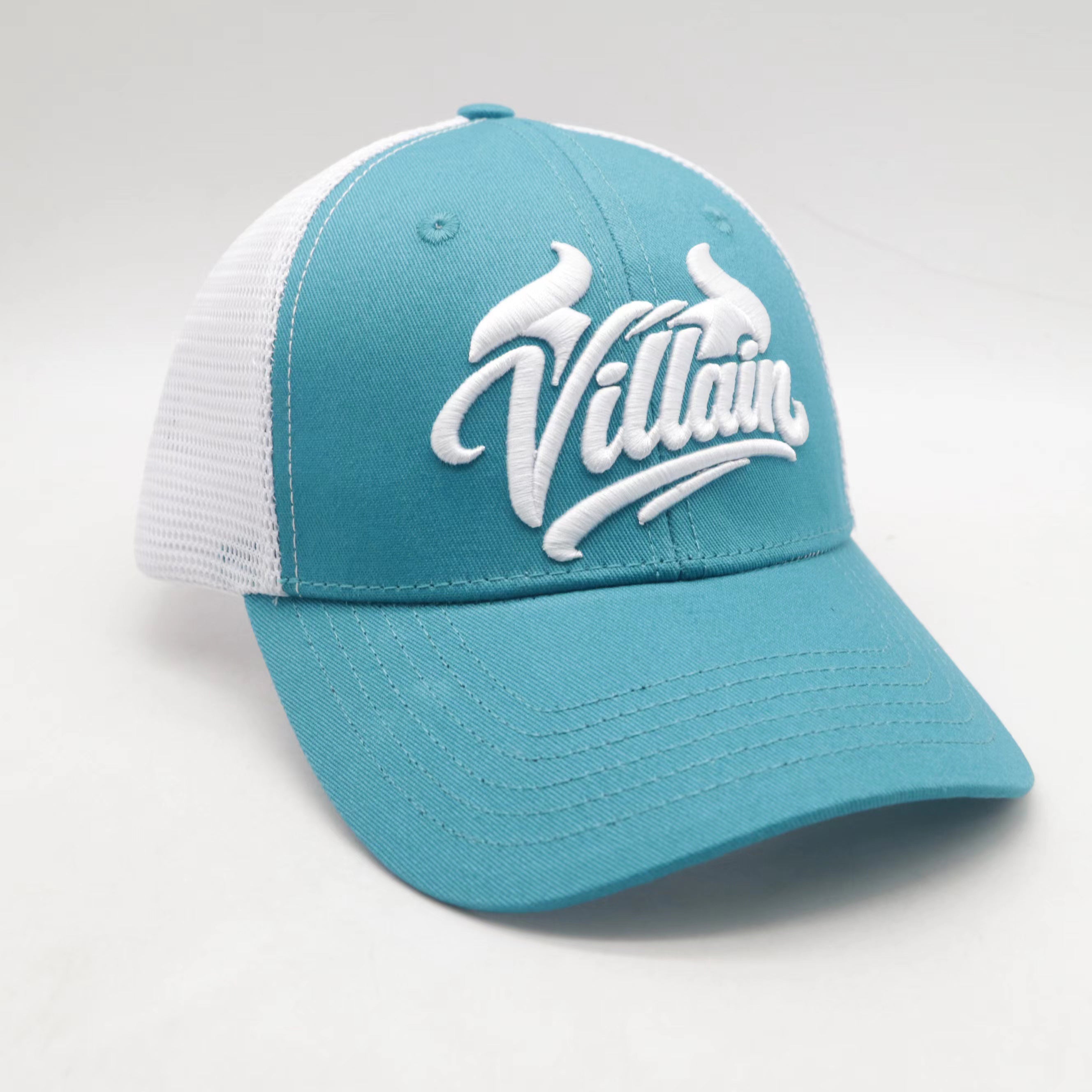 VILLAIN Trucker Hat (Teal) Limited Drop!